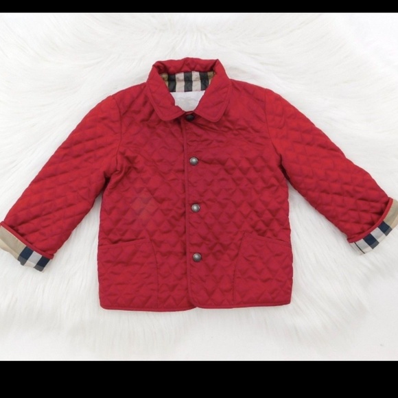 Burberry Other - Burberry Toddler Quilted Jacket Nova Check Lining
